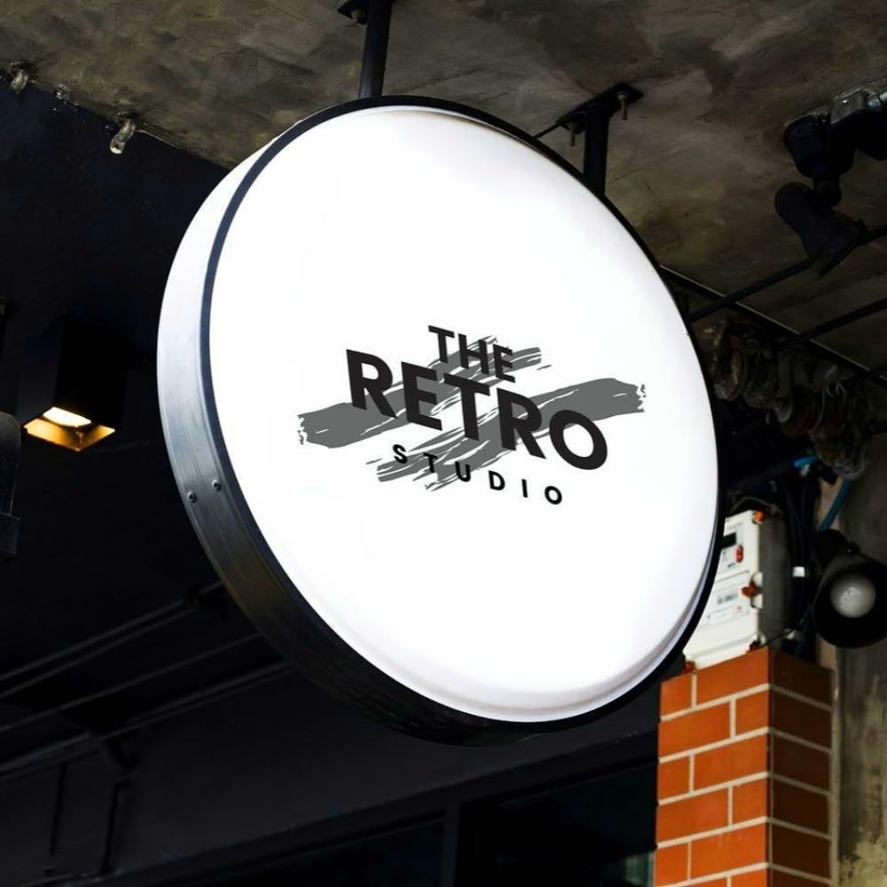 Custom LED Blade Sign – 3D Light Box Business Logo Wall Mounted Outdoor Sign