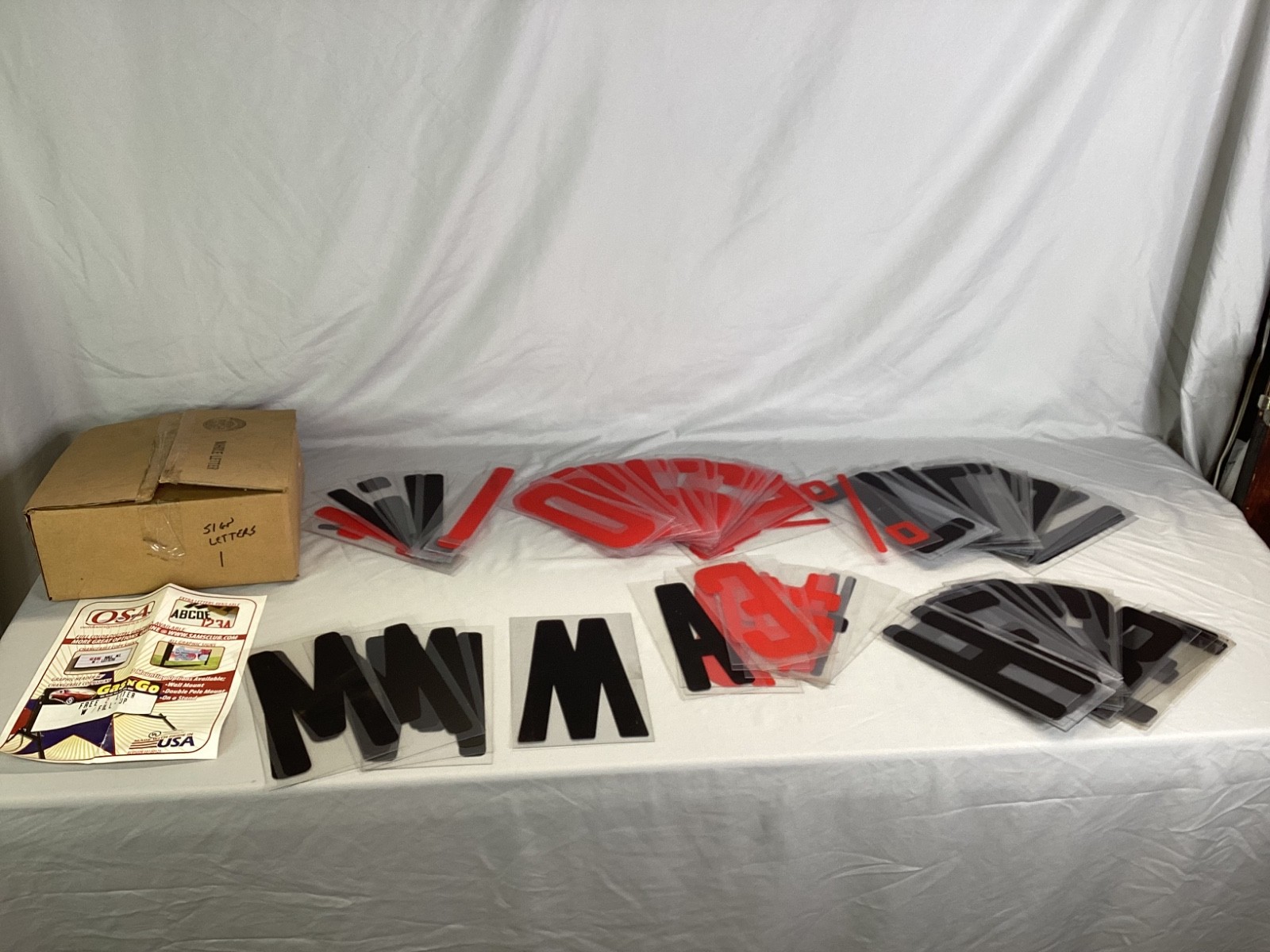123 Pieces Marquee Sign Letters Numbers Symbols Plastic