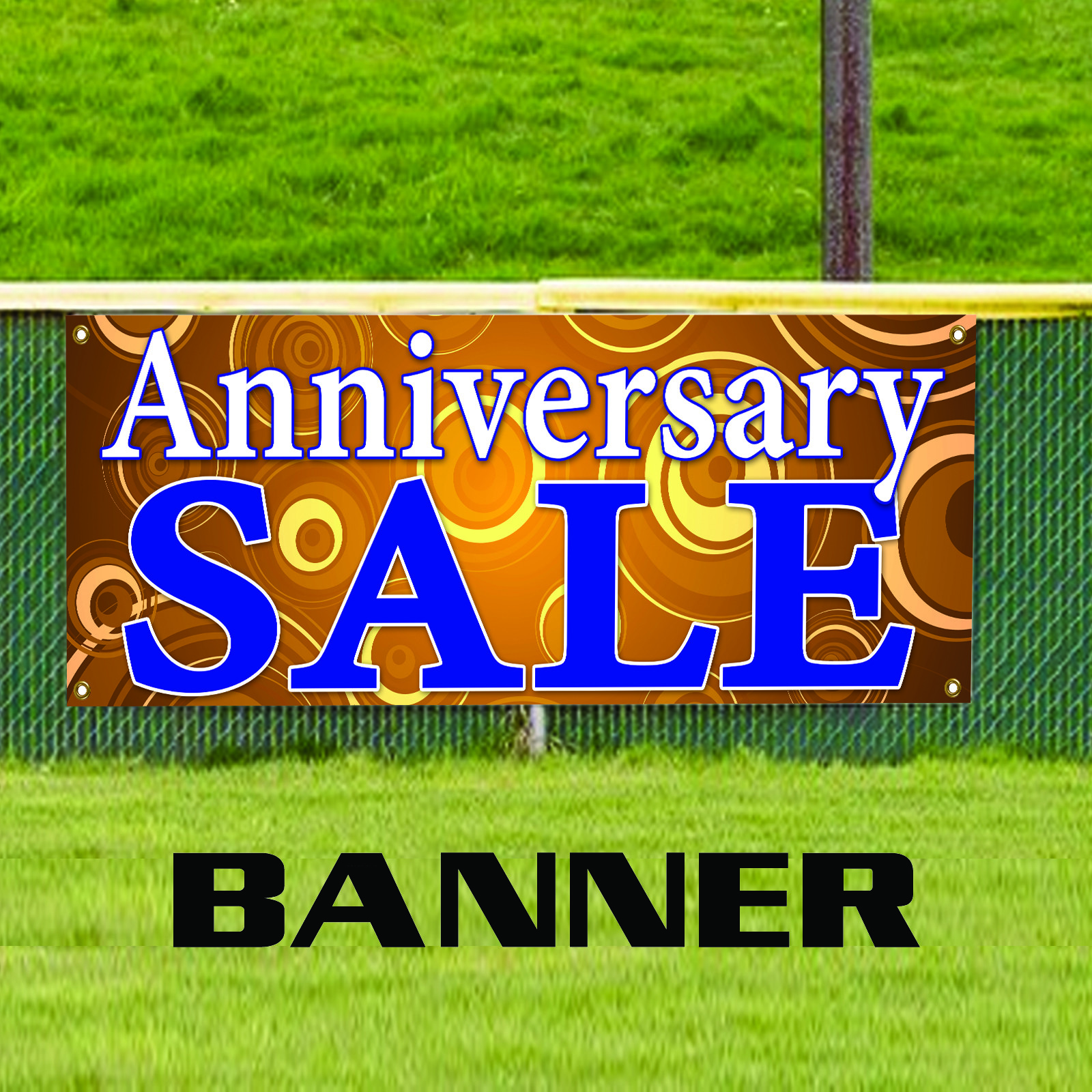 Anniversary Sale! Vinyl Banner Event Stores Sales Business Advertising Banner