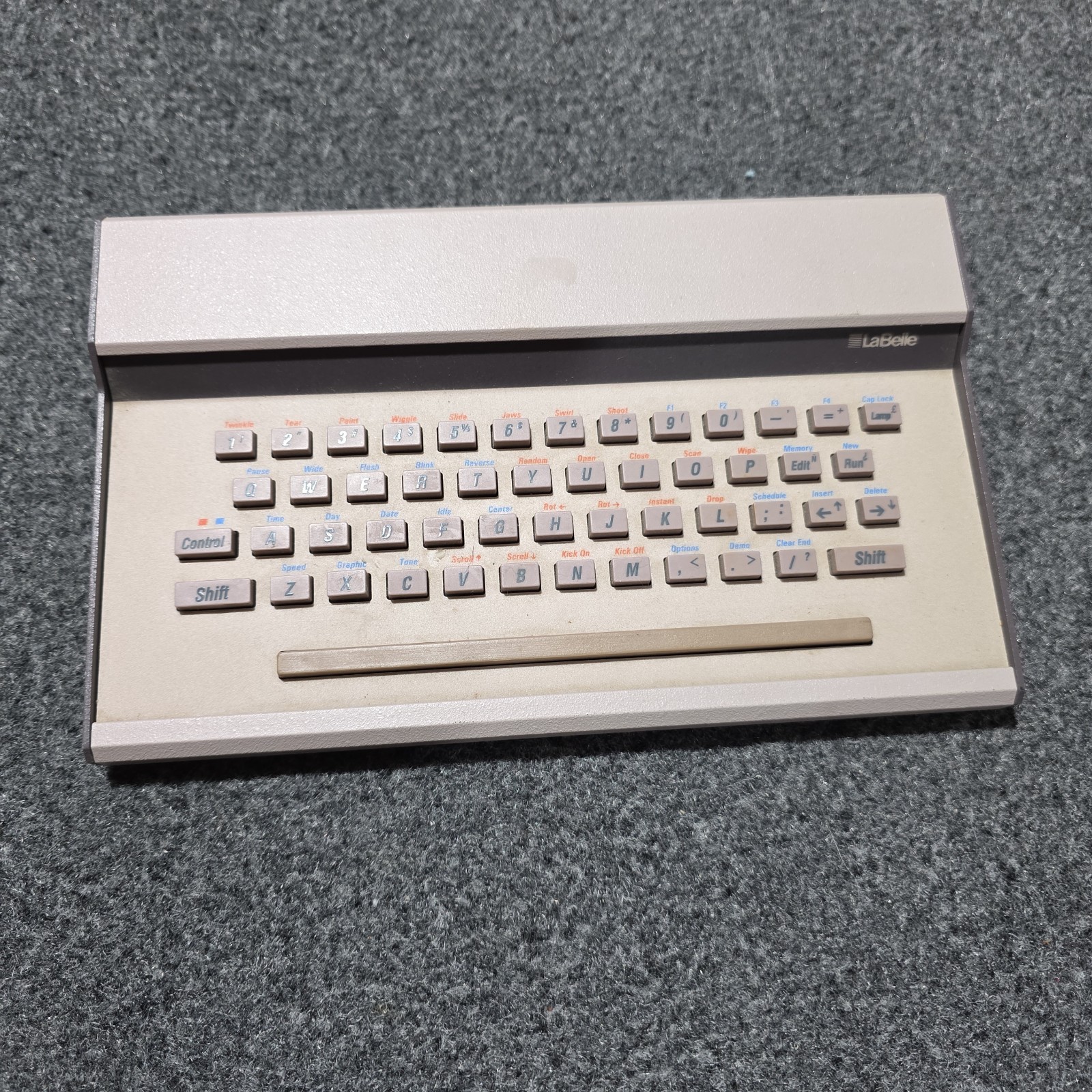LaBelle Industries Programmable LED Sign Keyboard Remote Untested