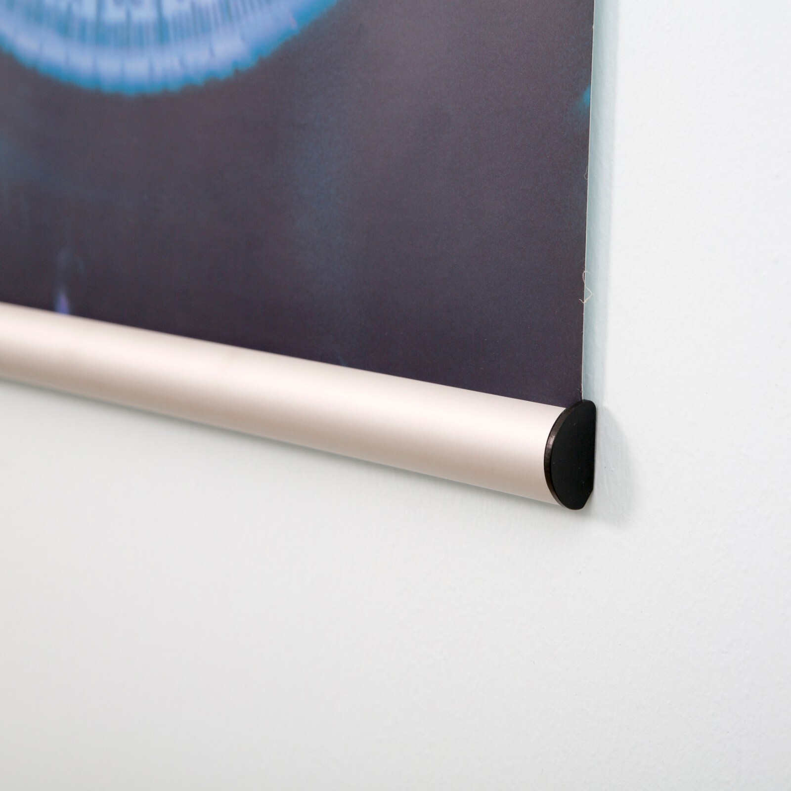 Poster Snap Hanger Set 30 inch Wall Mounting Silver 1.02″ Aluminum Profile