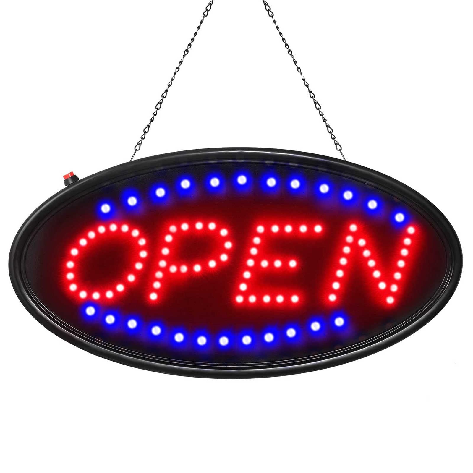TeqHome Bright LED Open Sign,19 x 8.3 inch Open Sign for Business, Advertisem…