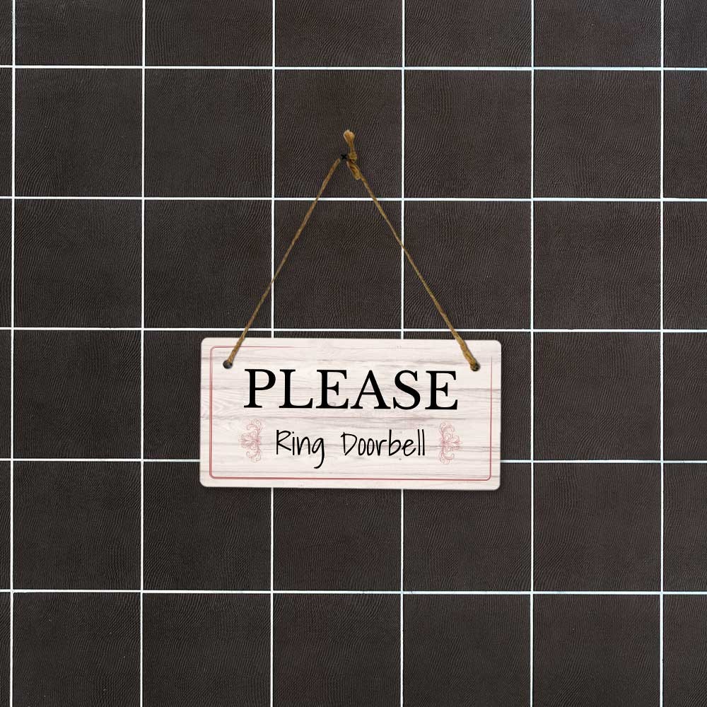 Instructions & Reminders | Rustic Light Wood 5 x 10″ Hanging Signs