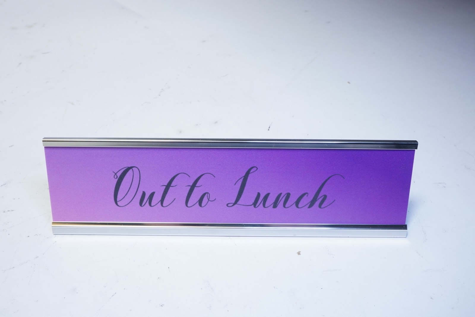 New Mixed Lot of 3 Desk Office Decoration Gift Frame Desk Sign 2″x8″ Ships FREE