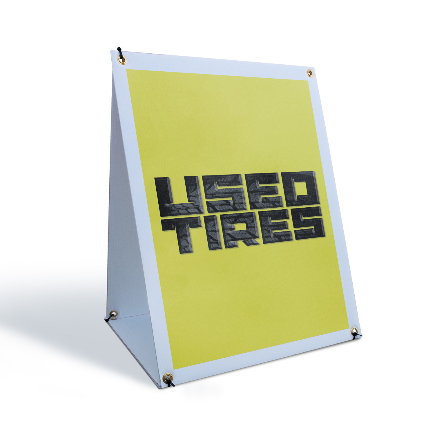 Used Tires A-Frame Sidewalk Sign Affordable Options Reliable Service Auto Now