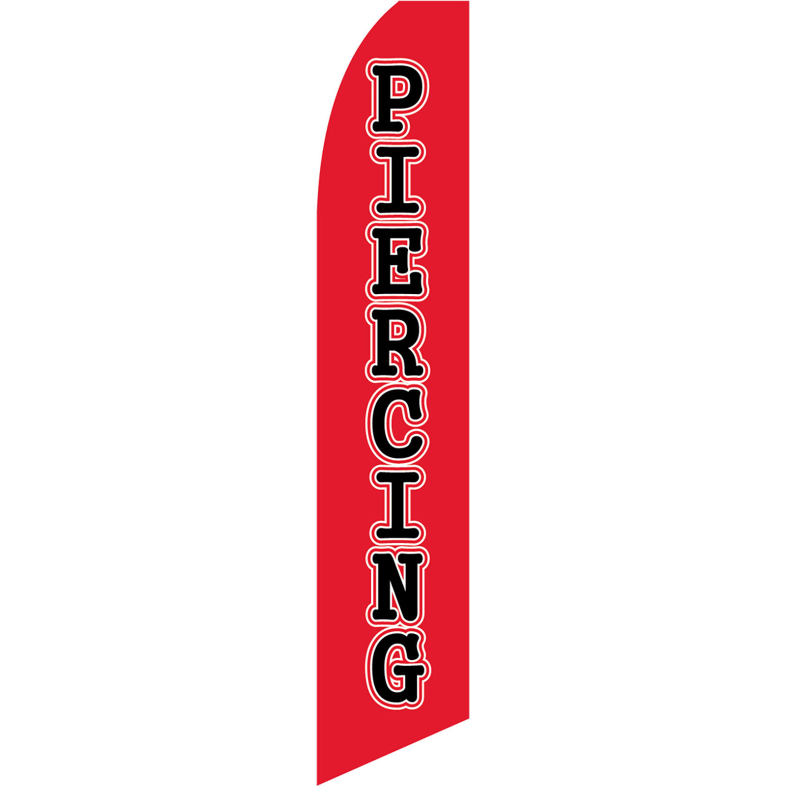 Piercing 2 1/2 ft X 11 1/2 ft Swooper Flag