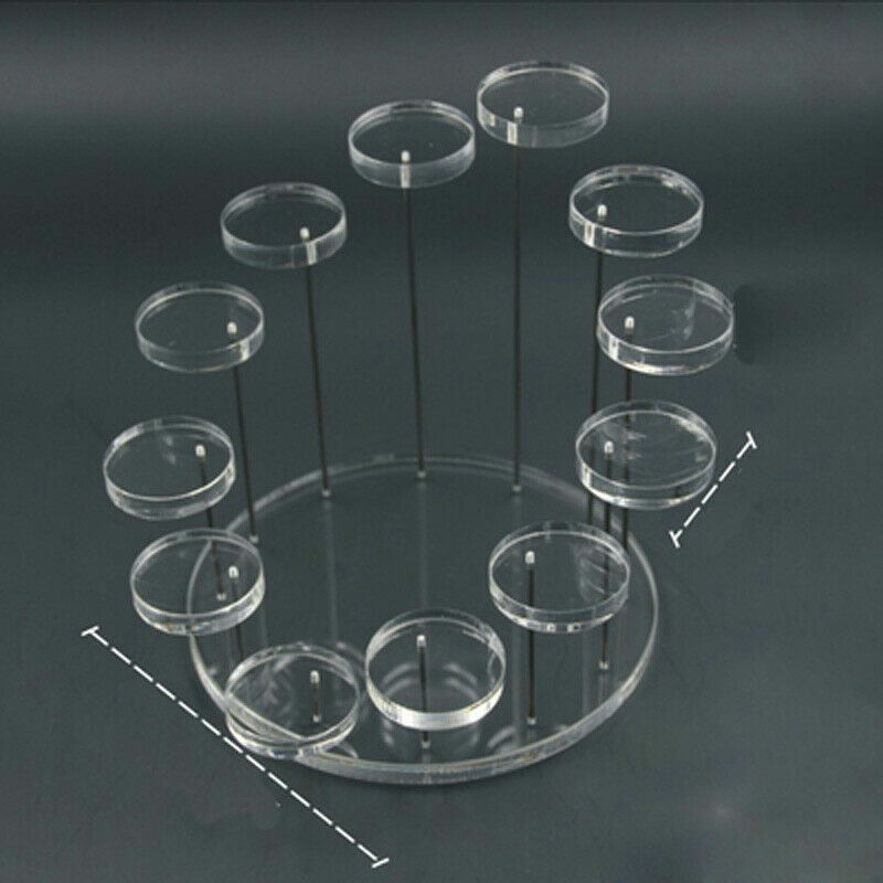 Acrylic Display Stand Model Jewelry Organizer Holder Shelf Show Rack Removable