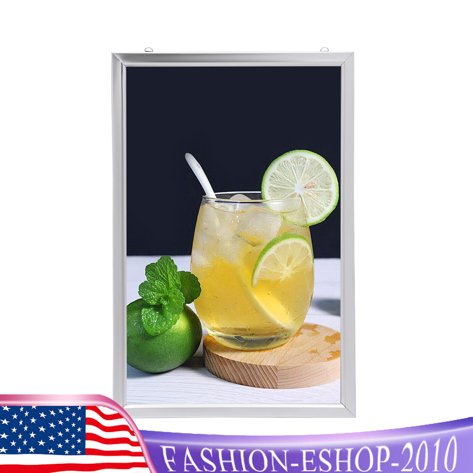 24×36″ / 18×24″ LED Backlit Movie Poster Art Picture Frame Light Box Wall Mount
