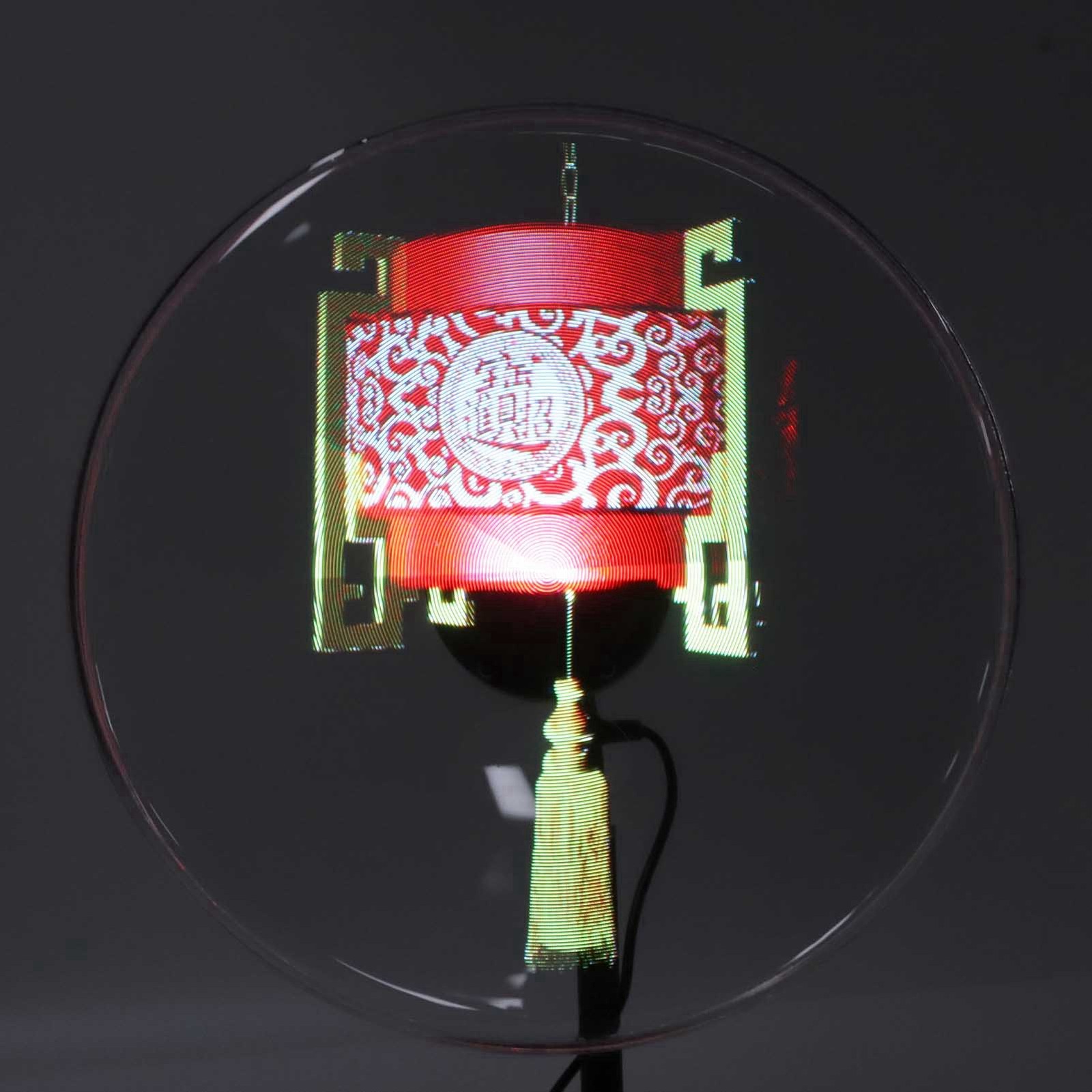 Holographic Advertising Projector 256×1024 176 Degree Visual Angle 256 LED FJDZ