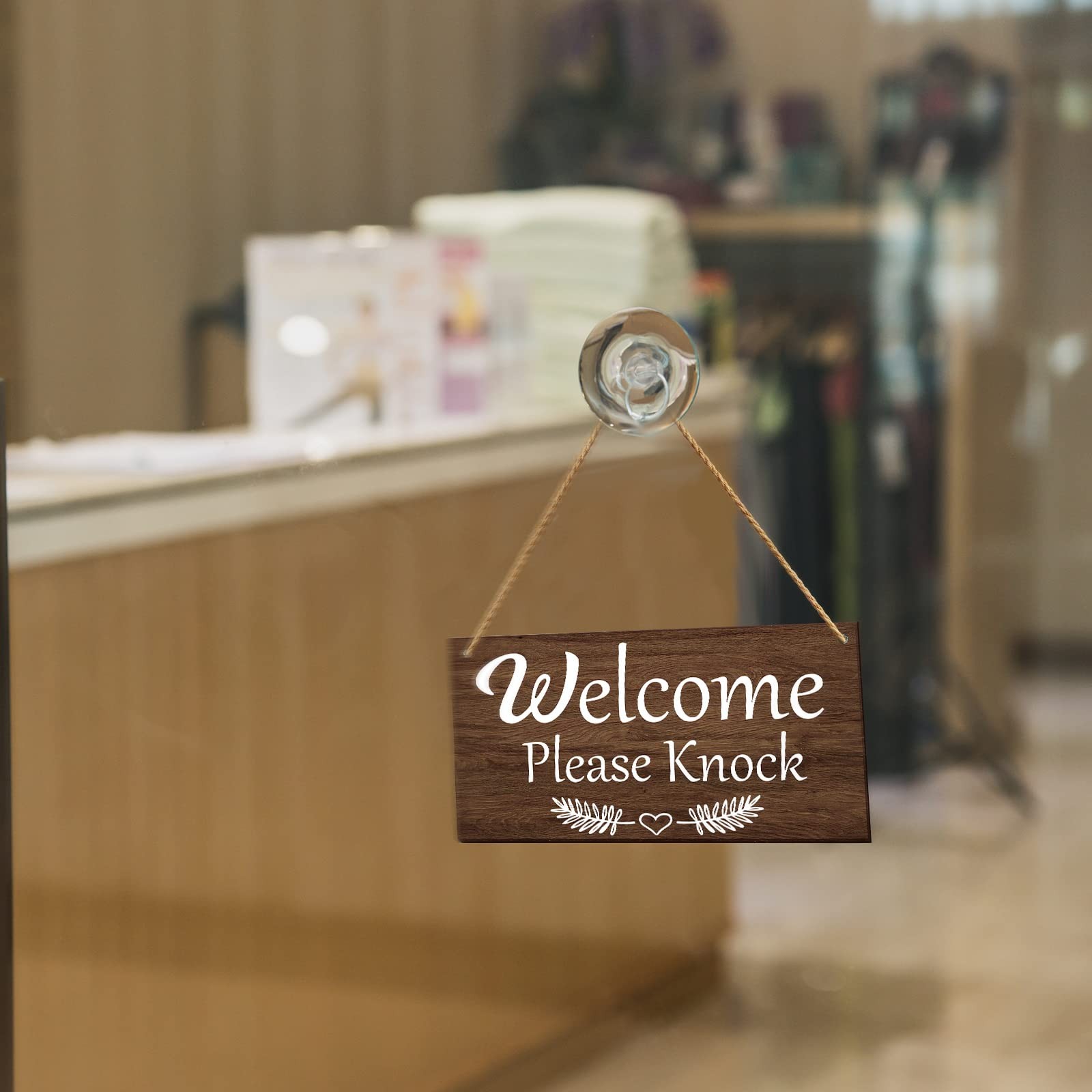 Door Hanger Sign Double Sided Wooden In Session Do Not Disturb Welcome Office