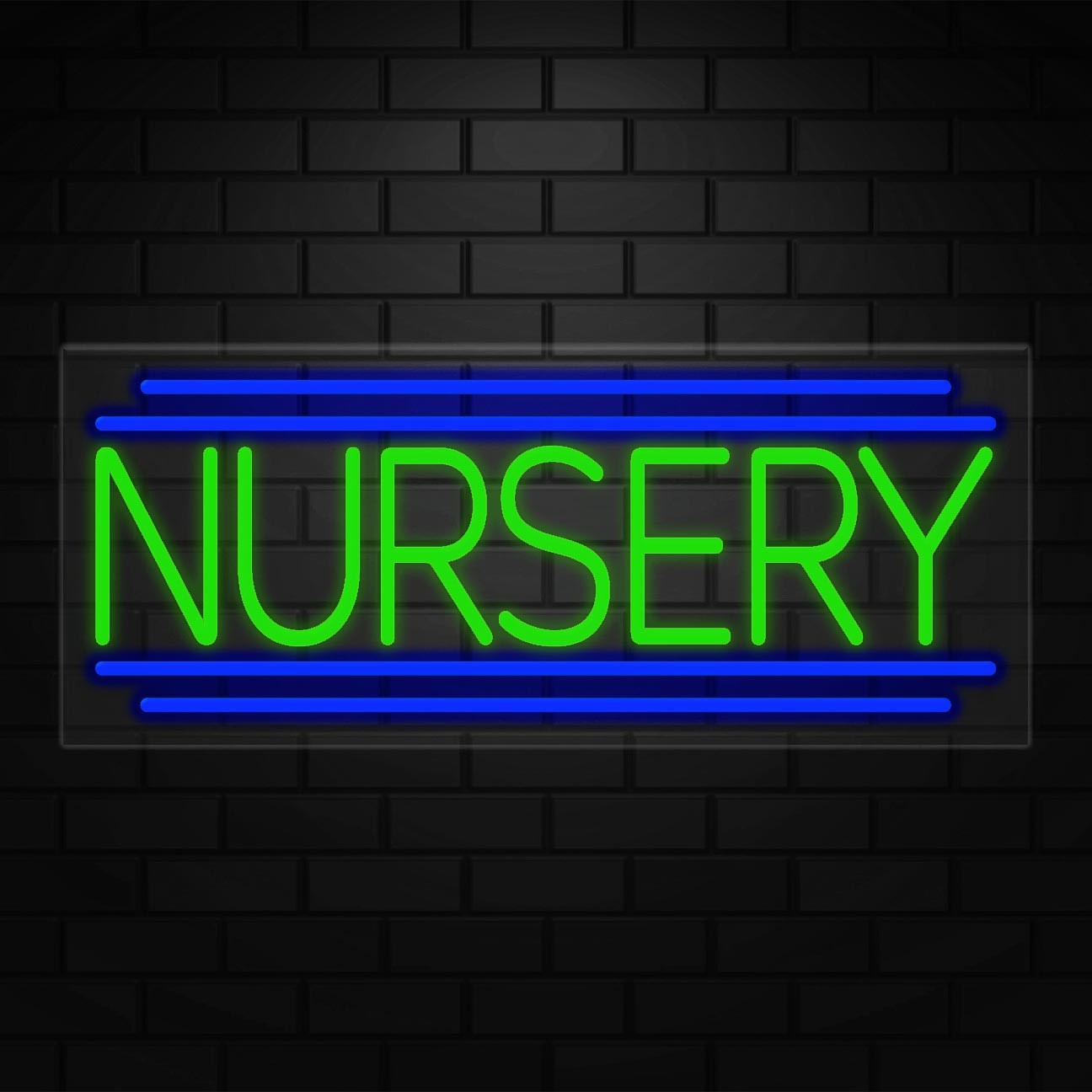Nursery Neon Sign for Retail Displays | LED Flex Neon | 30″W x 12″H x 1″D