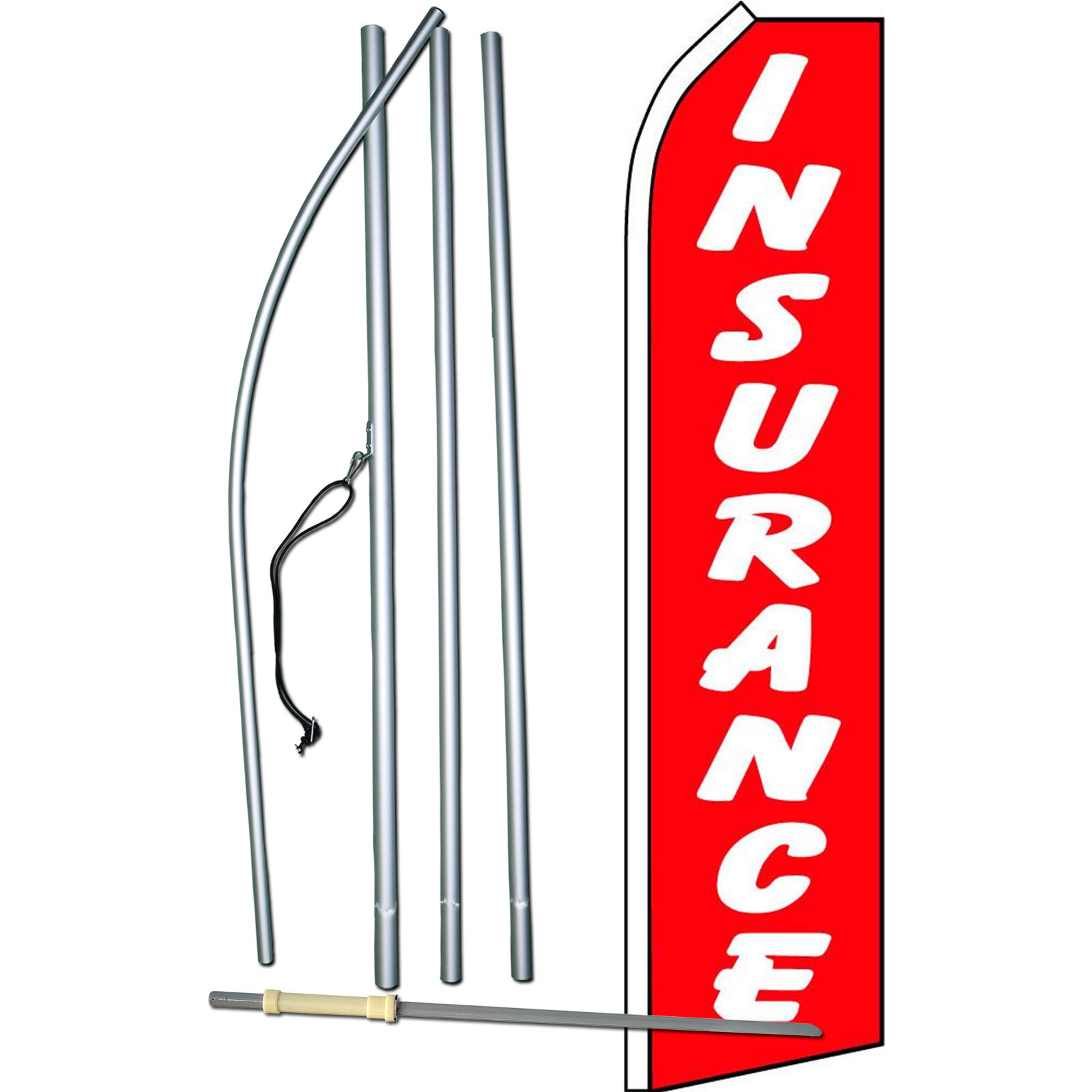 Insurance Complete Swooper Flag Bundle