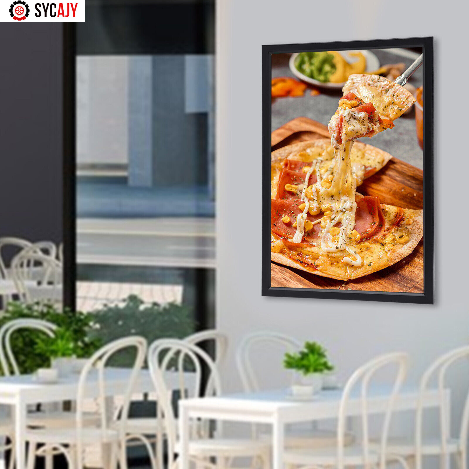 18×24″ LED Light Box Backlit Movie Poster Art Picture Frame Advertising Display