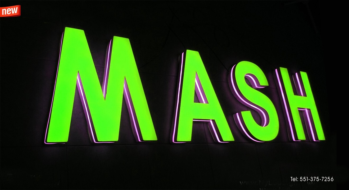 Custom made Channel Letters Led Front-Lit & Side-Lit Business signage 16 Inch