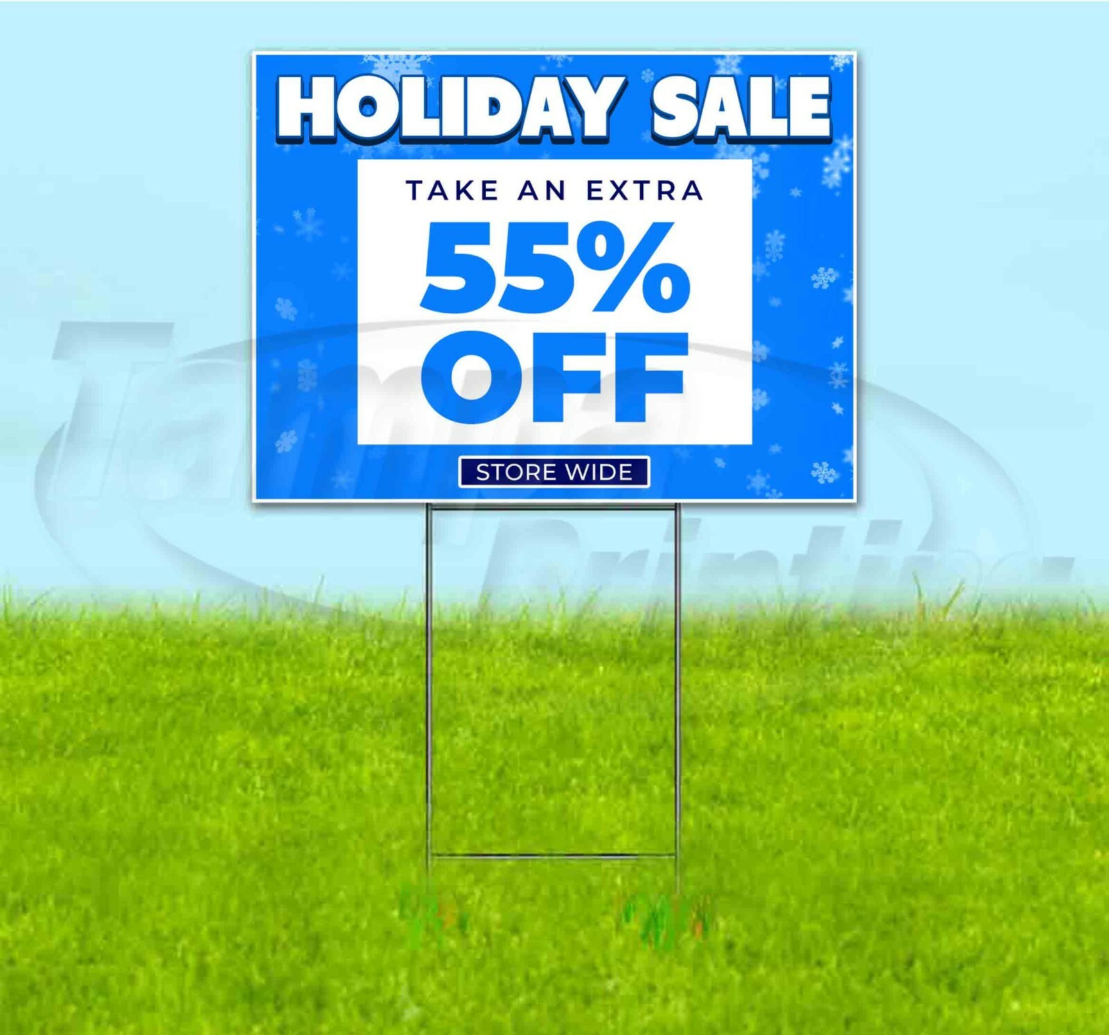 HOLIDAY SALE 55% OFF 18×24 Yard Sign WITH STAKE Corrugated Bandit BUSINESS DEALS