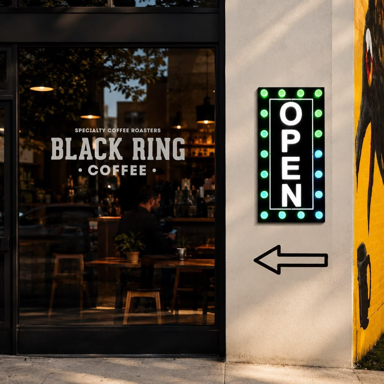 Large Outdoor Waterproof Open Sign LED, LED Open Signs for Business, Ultra