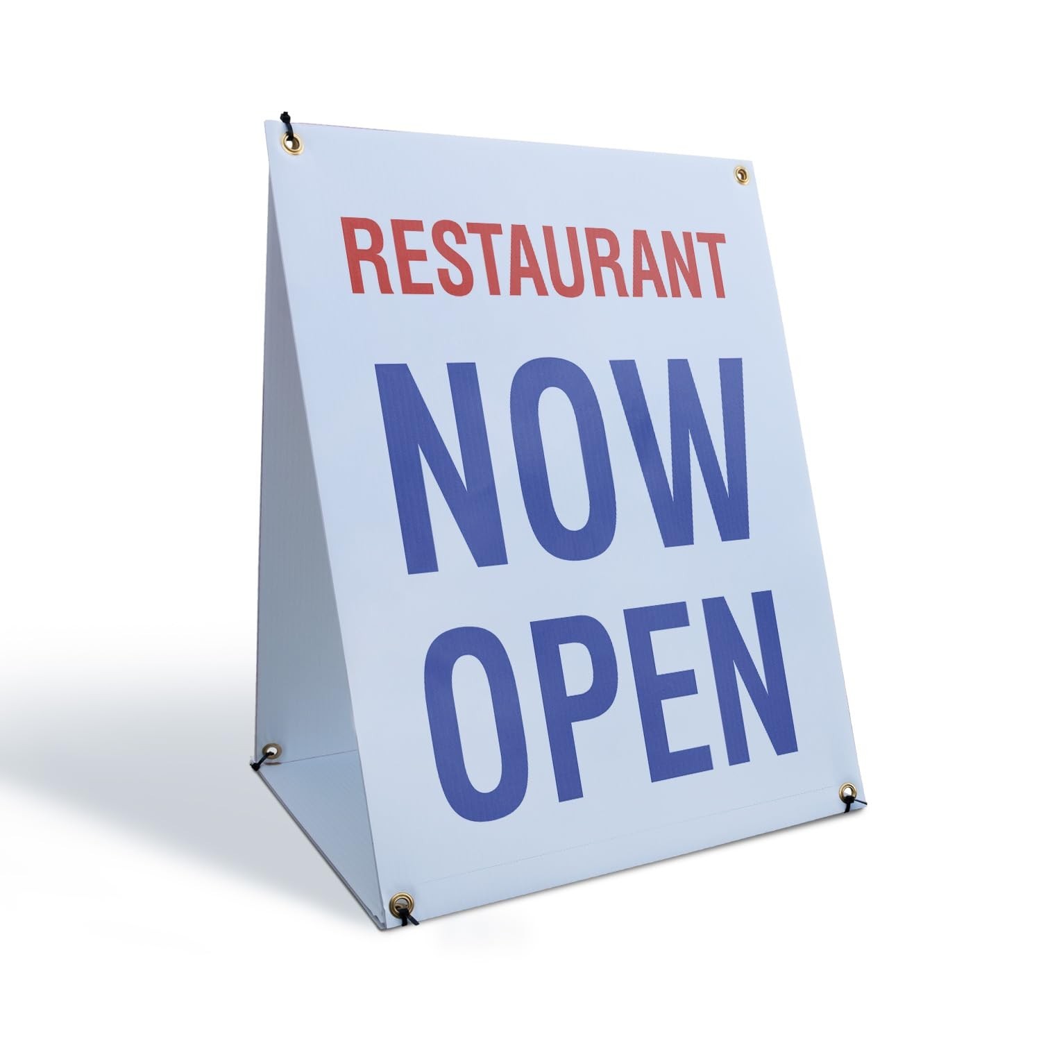 SignMission Restaurant Now Open Sidewalk Sign 24 x 36 A-Frame