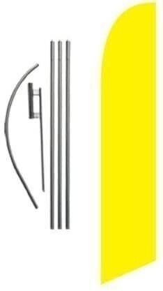 Solid Colored Feather Banner Flag Kit w/Spike