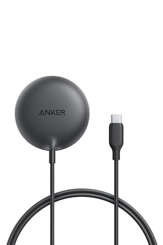 Anker Zolo Wireless Charger Magnetic Pad Black Qi2 Compatible Magnetic Wireless