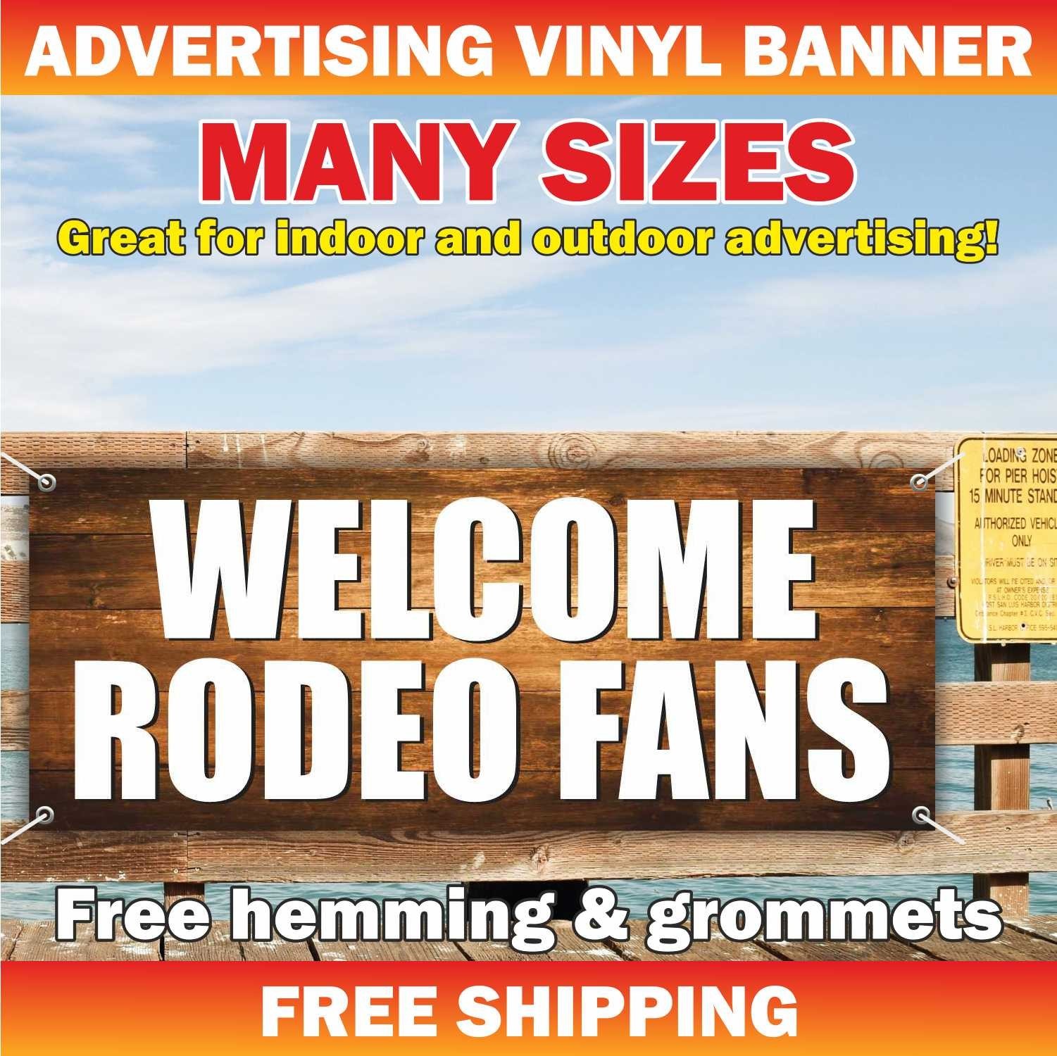 WELCOME RACE FANS Advertising Banner Vinyl Mesh Sign Sport Gala Cars Festival