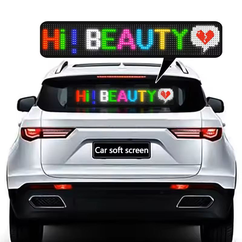 LED Flexible Sign Matrix Panel Screen with Smart APP Control 15.5×4.25″ (DIS)