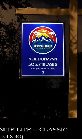 Solar Signs for Real Estate, Commercial and Retail Marketing 24 Hrs. 24″x30″
