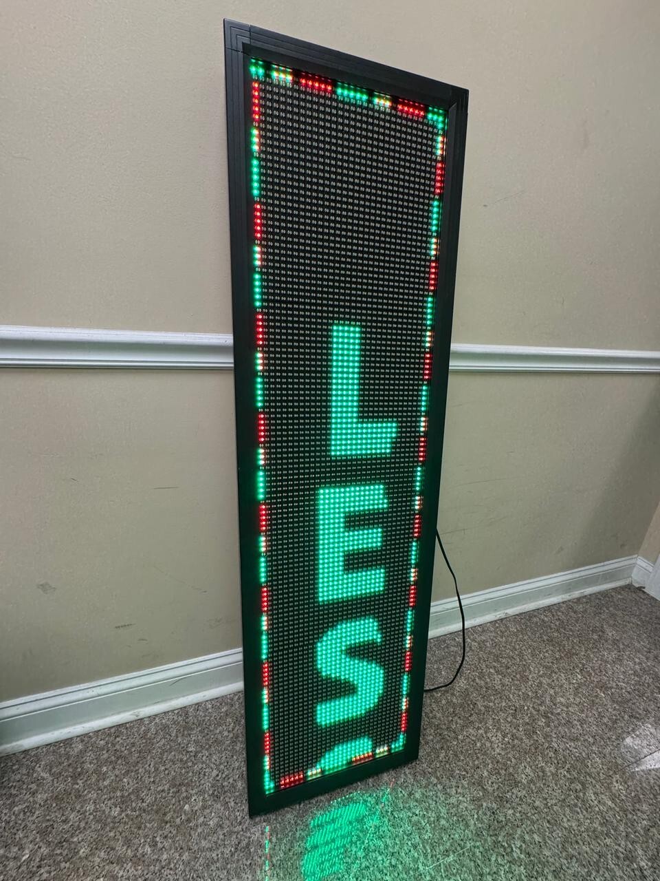 LED PROGRAMMABLE ADVERTISEMENT SIGN BOARD | SIZE 15.5″ x 54.5″