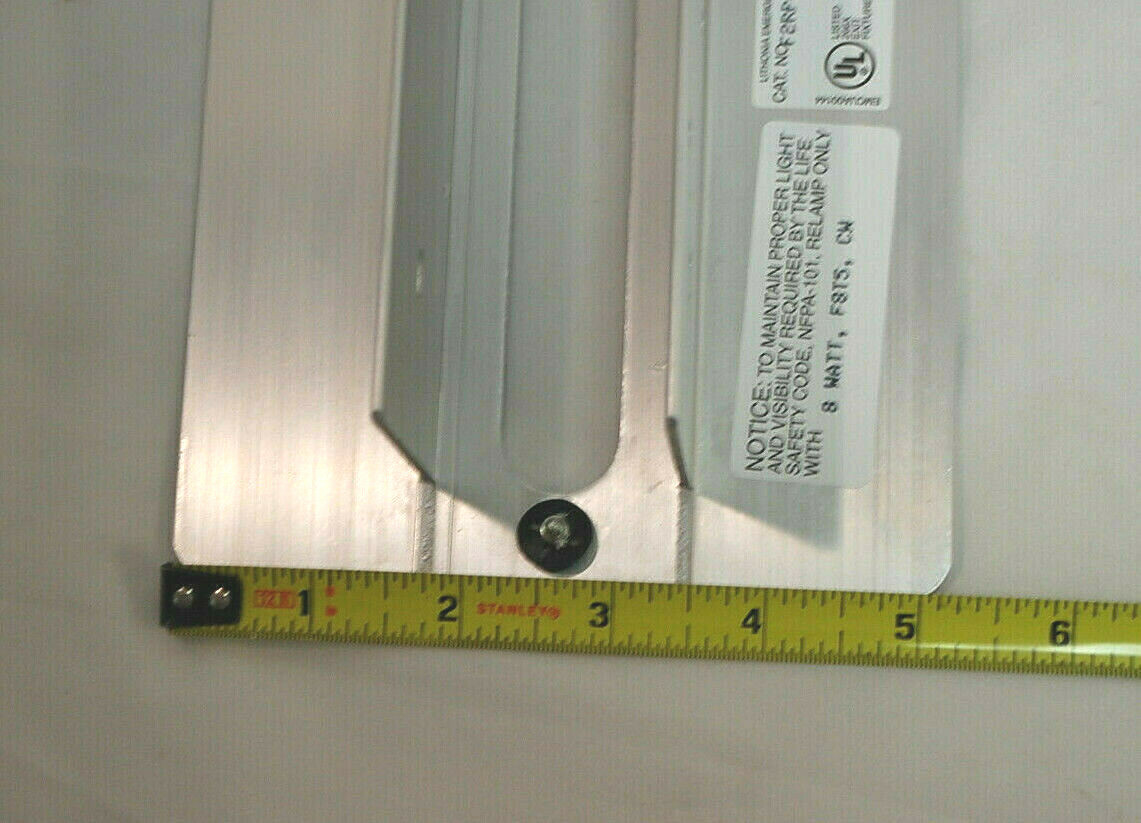 Exit Sign Precise Collection Lithonia F2RP2RWDA Edge-Lit Panel 120/277 New M4669