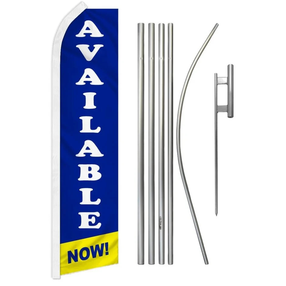 Available Now! Swooper Advertising Flag & Pole Kit