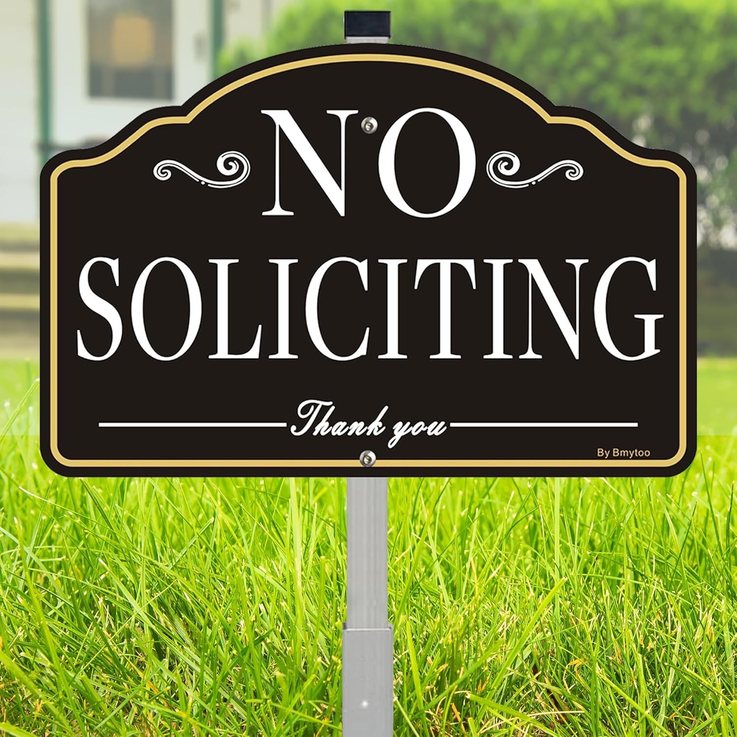 1 Pack Private Property No Trespassing Sign No Soliciting for House and Yard …