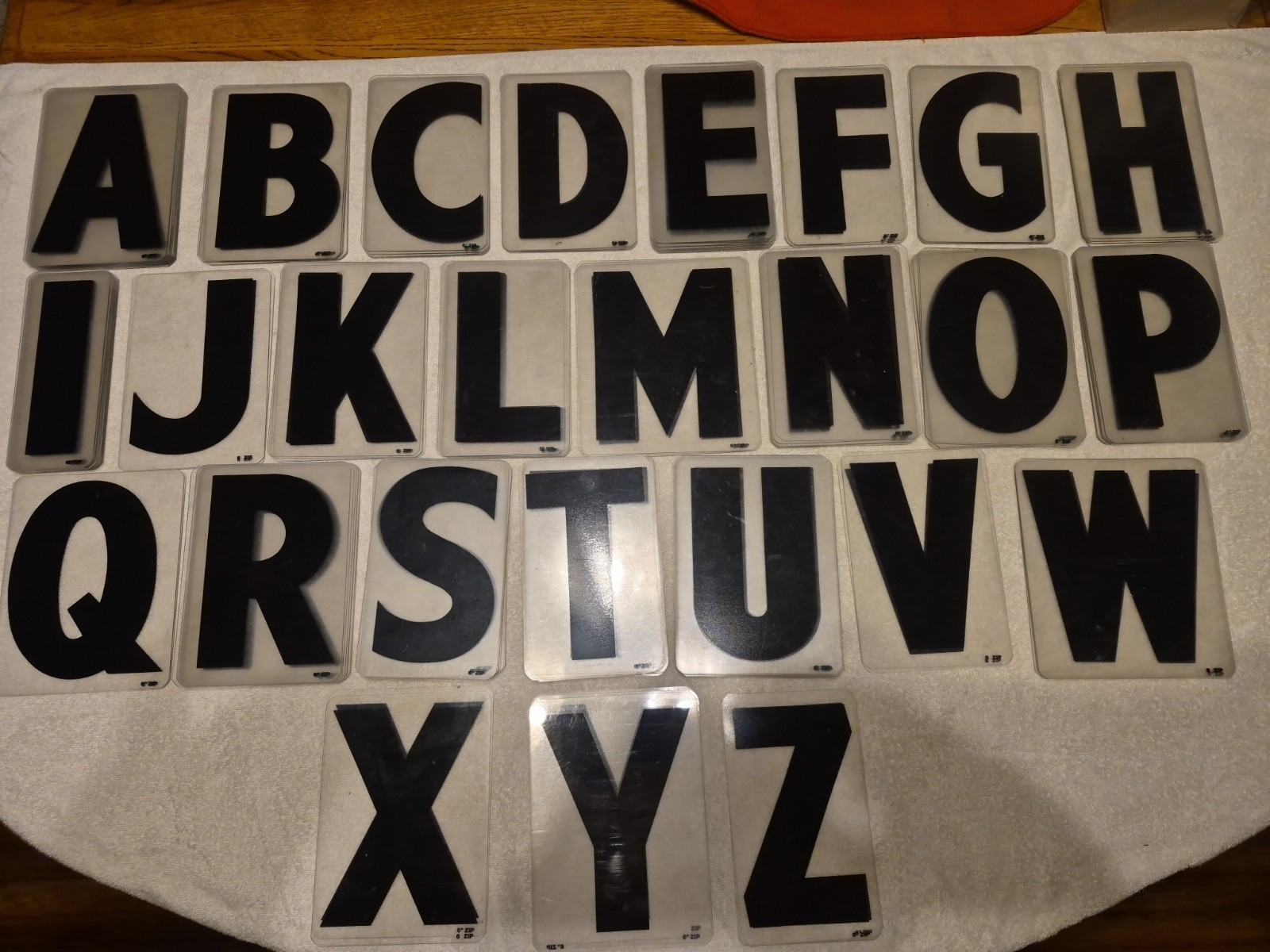 6″ Zip Marquee Sign Letters Black Rounded Corners & Numbers. ( FREE SHIPPING )