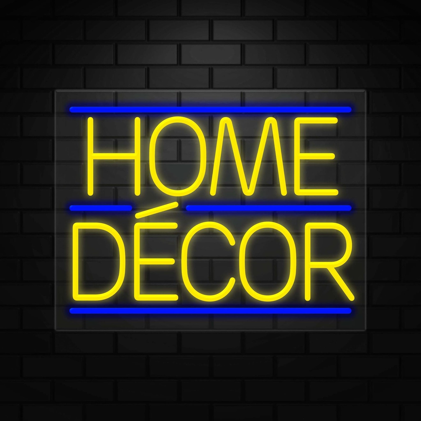 Home Décor Neon Sign for Retail Displays | LED Flex Neon | 24″W x 18″H x 1″D