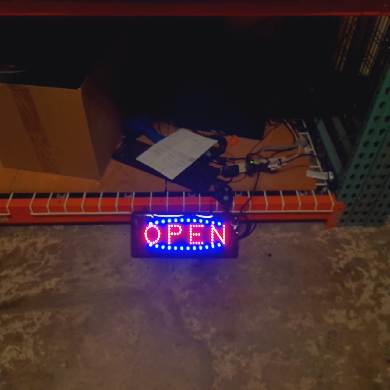 LED Sign Ultra Bright OPEN Display 16″ x 6.5″ Indoor Use