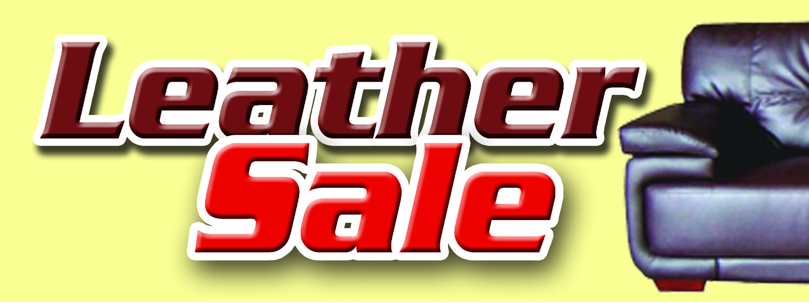 LEATHER SALE DECAL sticker sofa couch antique furnitaure chair supplies