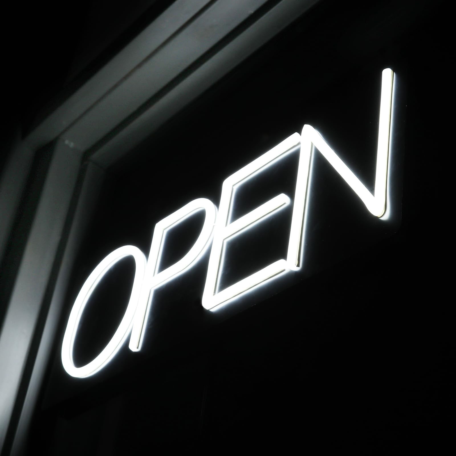Ultra Bright LED Neon Open Sign – 22 Inch Electric Light Up Sign for Business…