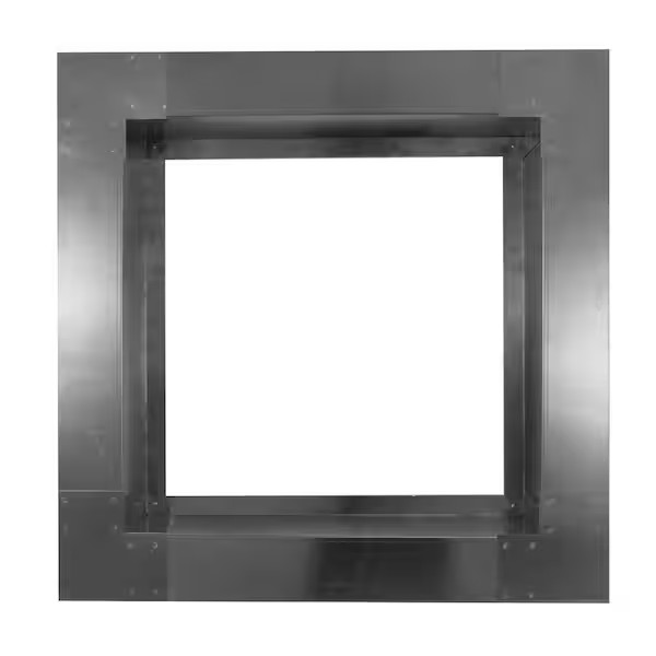 Box Is 19 In. Wide X 19 In. Long X 6 In. High Aluminum Roof Curb