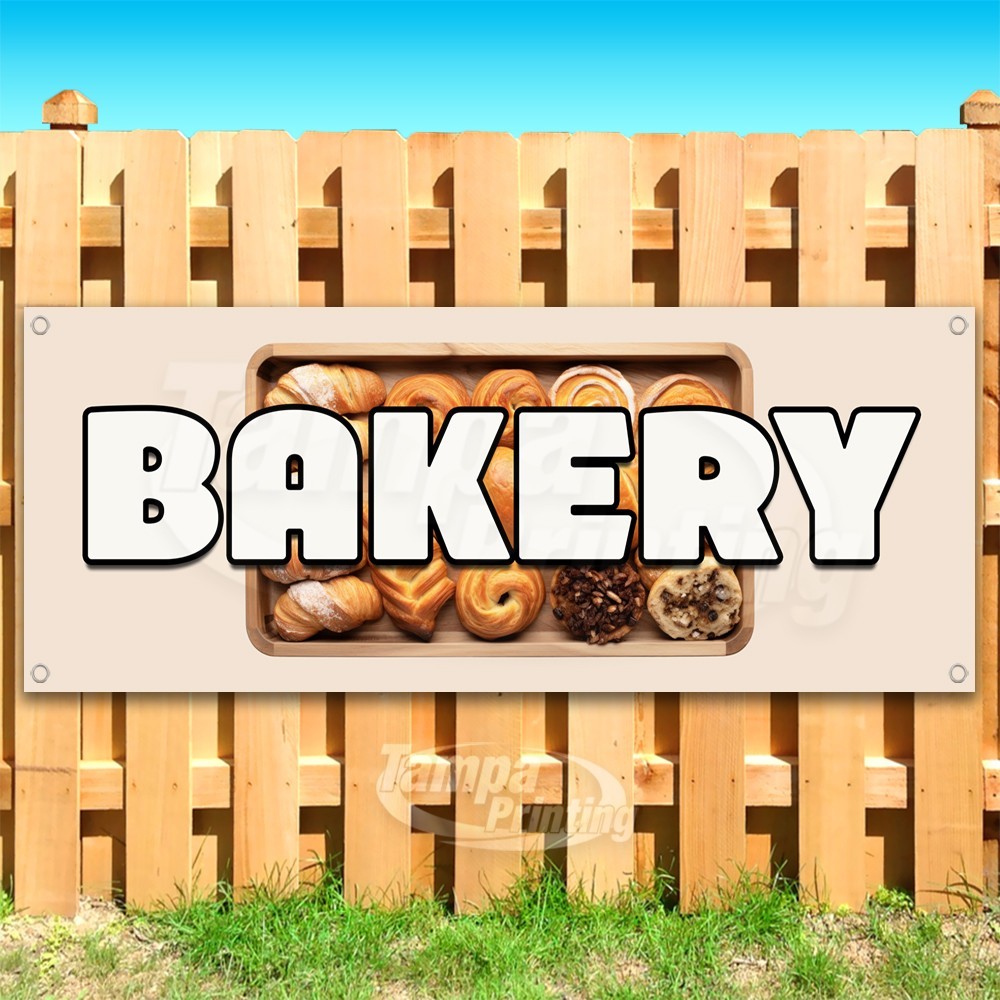BAKERY Advertising Food Dessert Pastries Vinyl Banner Flag Sign USA SB10920