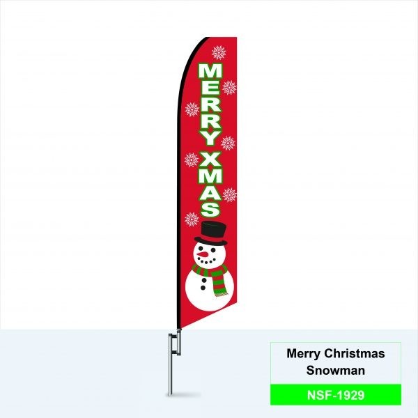12ft Happy Holidays Christmas Tree Feather Flag Sale Outdoor Advertisement