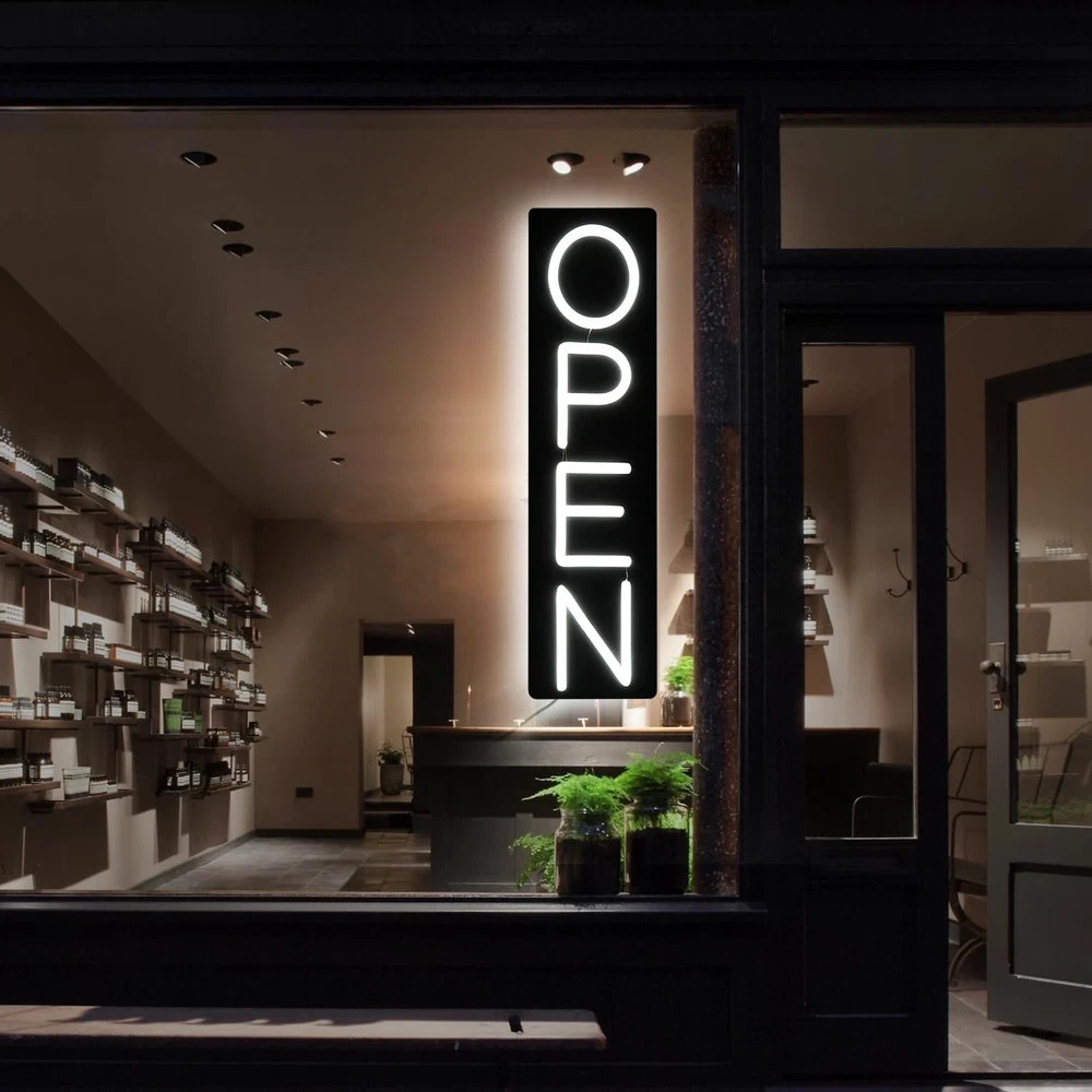 Ultra Bright 16″ LED Neon Open Sign for Retail Store, Bar, Salon, Restaurant