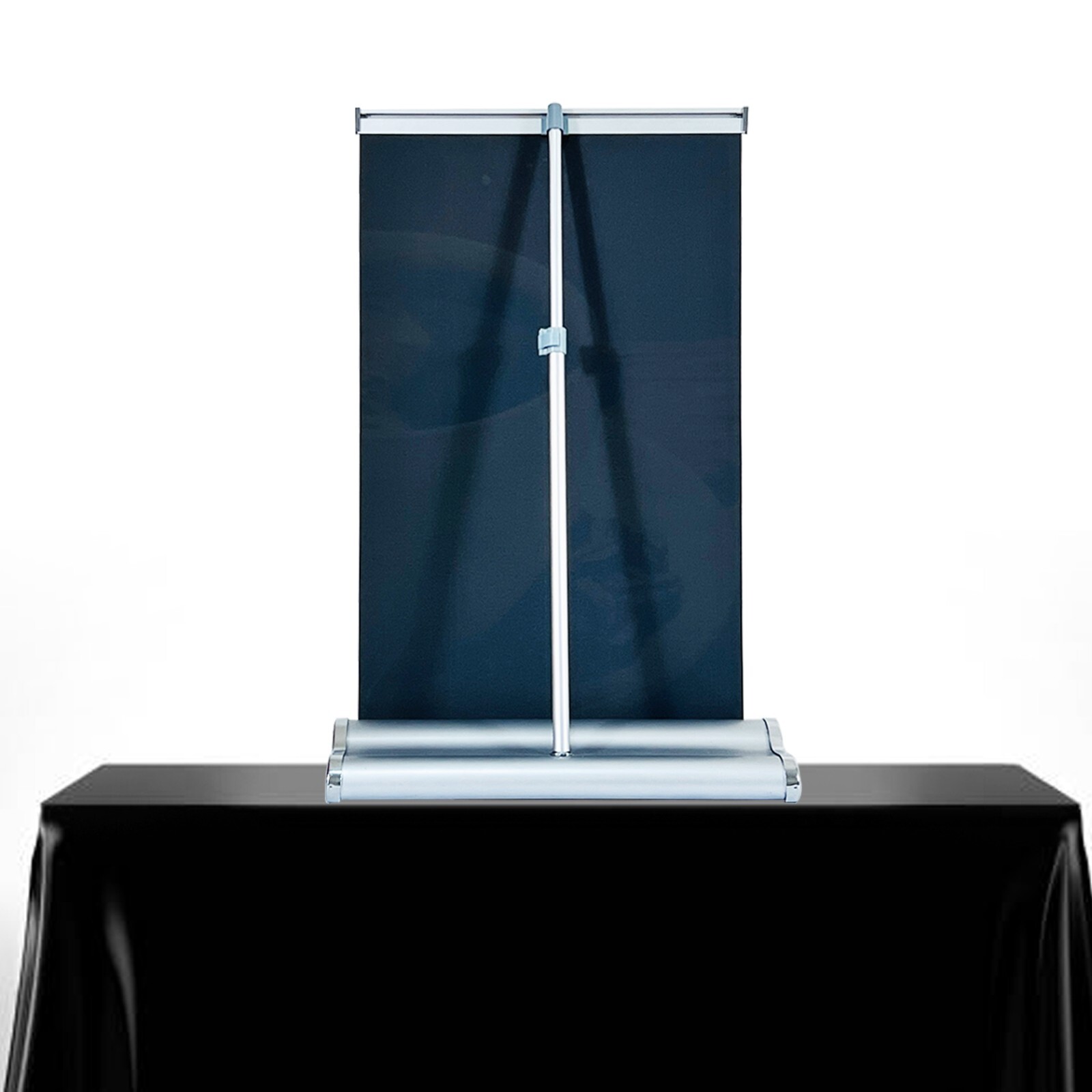Deluxe Retractable Banner Stand 18″x20″-30″ Adjustable Banner Stand Wide-base