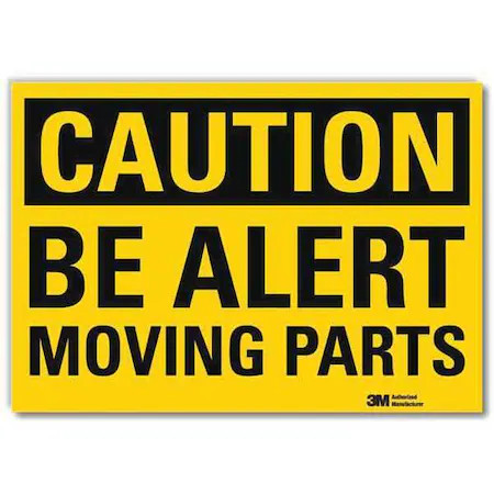 Lyle U4-1074-Rd_7X5 Safety Sign, 5 In H, 7 In Width, Reflective Sheeting,
