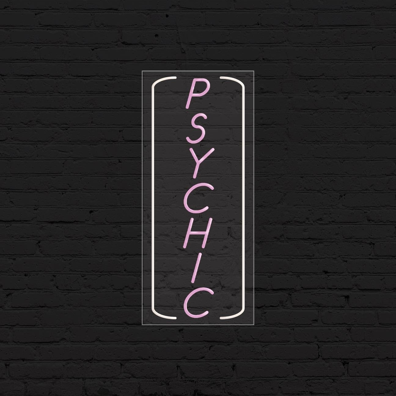 Psychic Sign for Business Displays | LED Flex Neon | 13″W x 32″H x 1″D