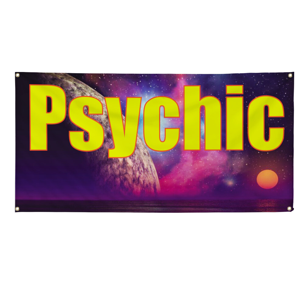 Vinyl Banner Multiple Sizes Psychic Outdoor Advertising Printing A Fantasy