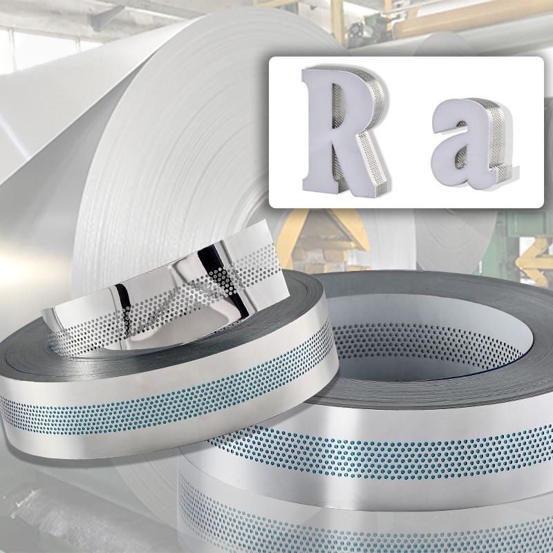 Punching Aluminum Coil Flat Trim Cap with Hole for Making Channel Letter Signs