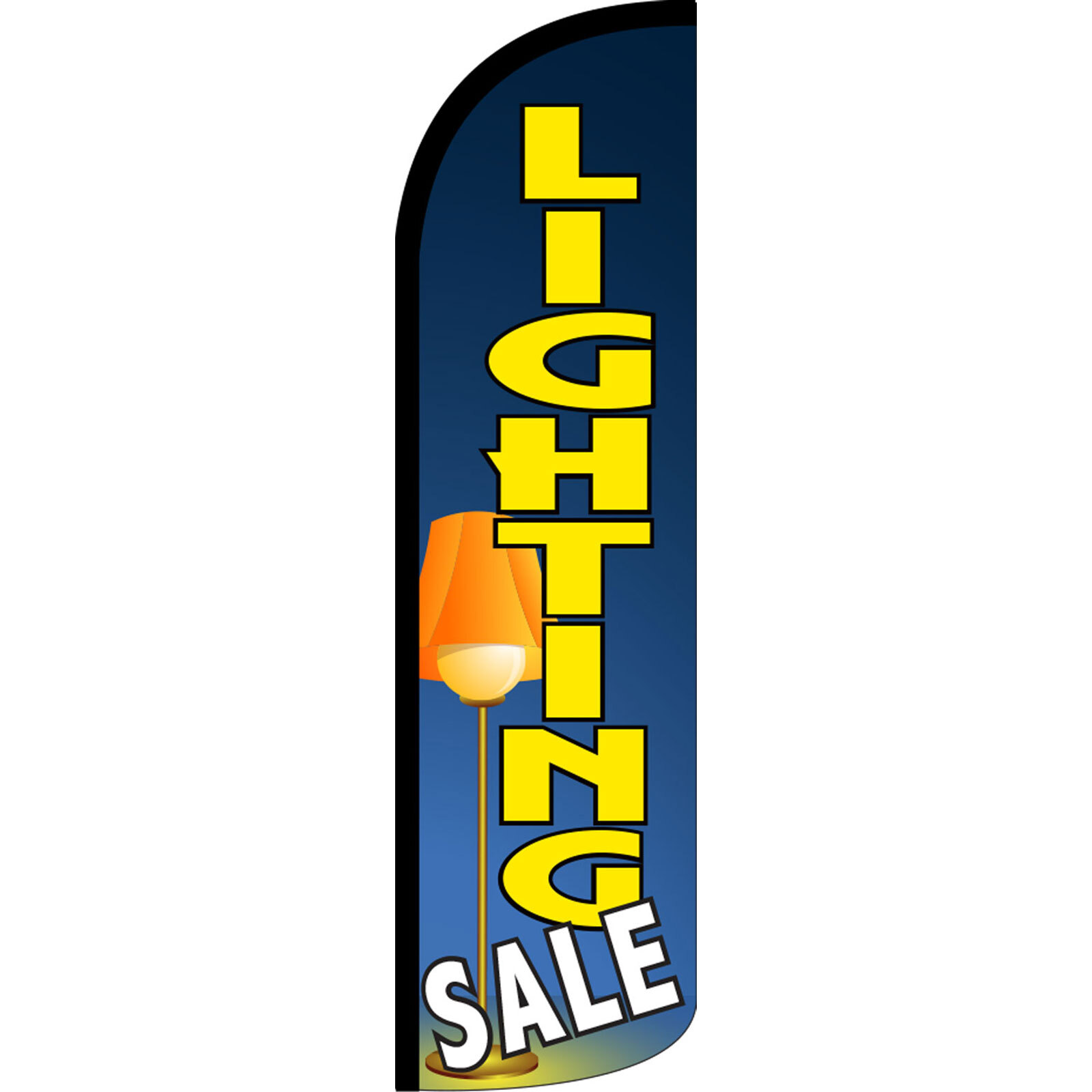 Lighting Sale 3 ft X 11 1/2 ft Windless Swooper Flag