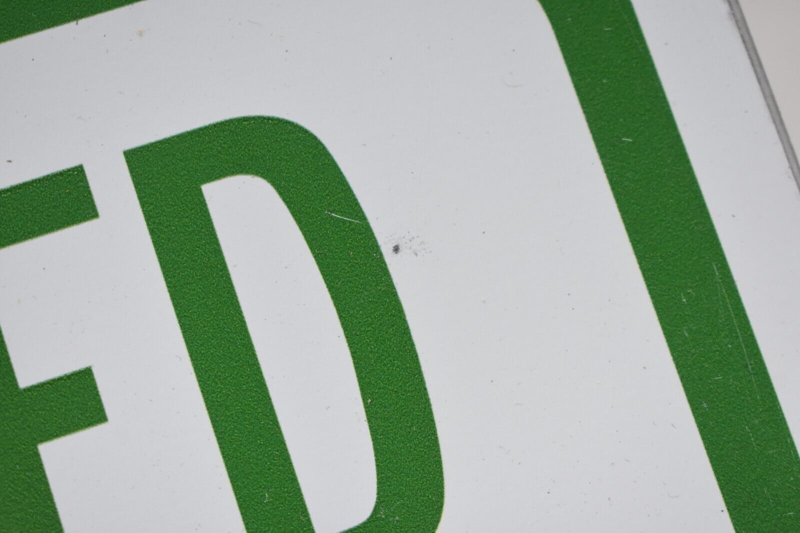 Reserved Parking For Office & Visitors 12″ x 18″ Parking Lot Sign White & Green