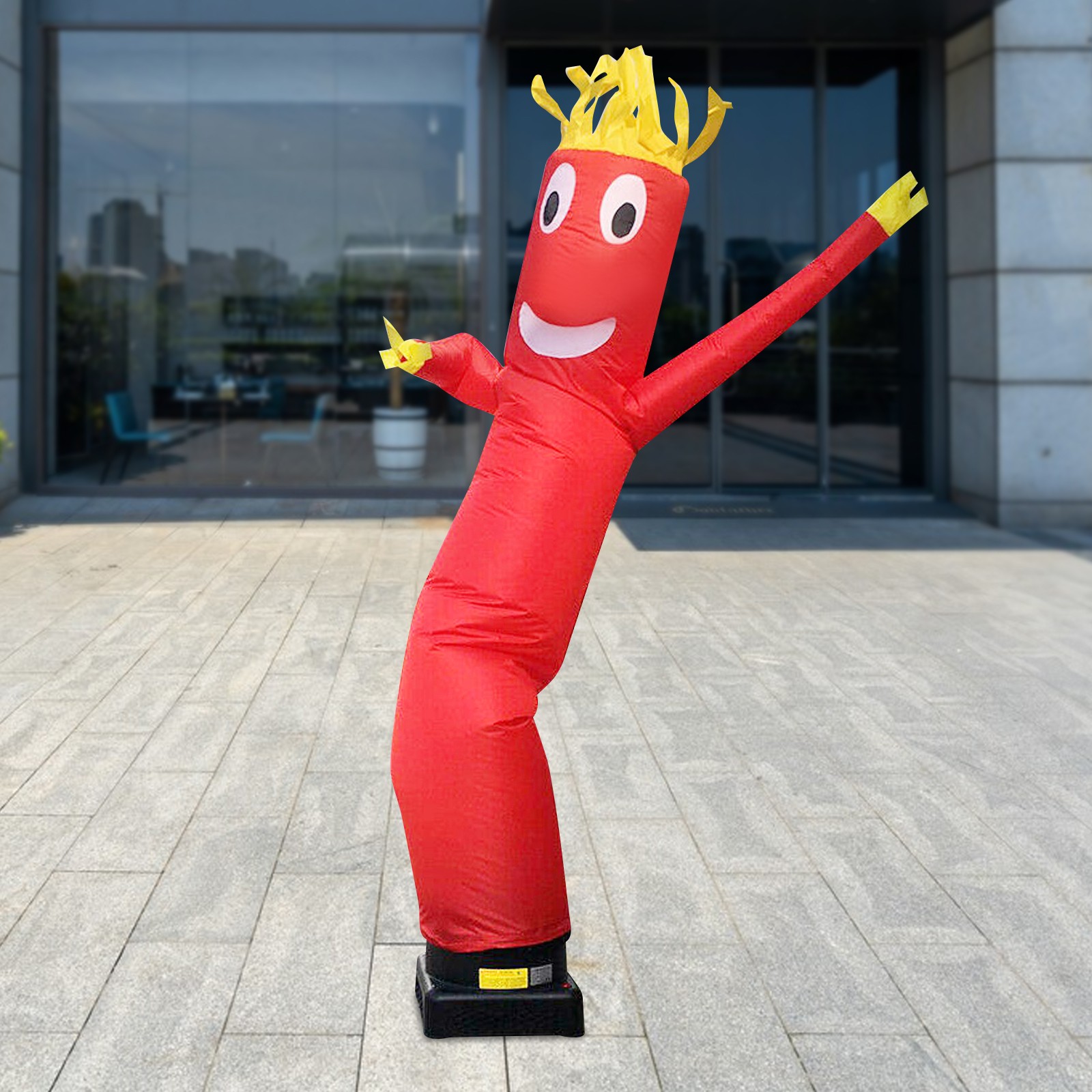 3m/10ft Advertising Inflatable Tube Men Blow Up Giant Waving Arm Fly Human Model