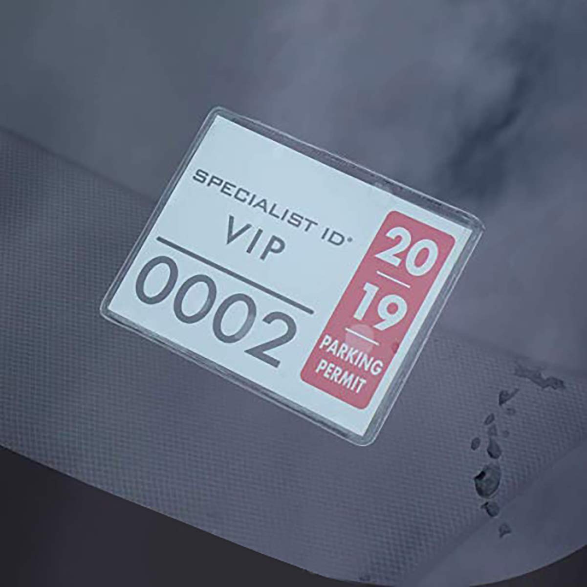 2 Pack – Parking Permit Holder for Car Windshield – Clear 2 Pack,