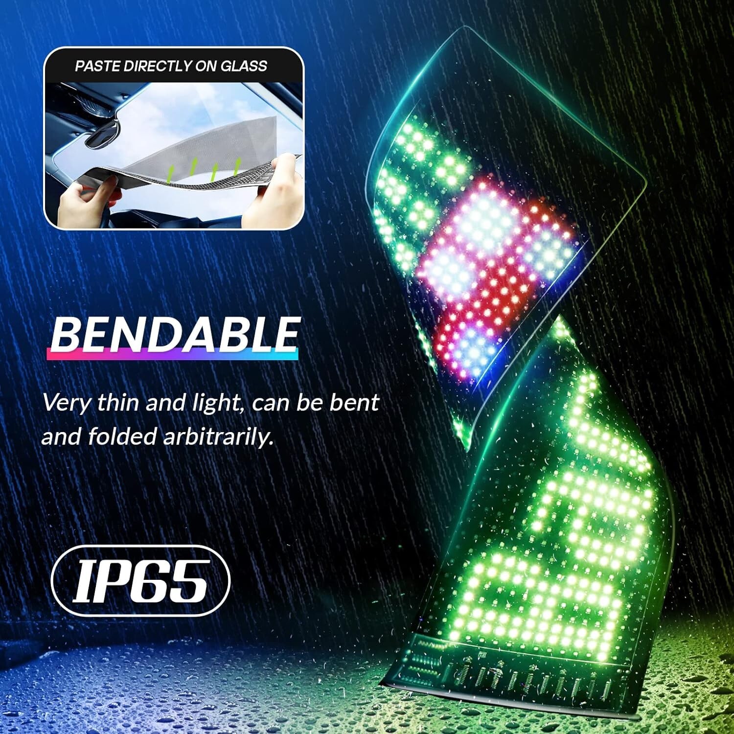 Señal LED Bluetooth Control de Aplicación para Coche Tienda Fiesta Bar US NUEVO