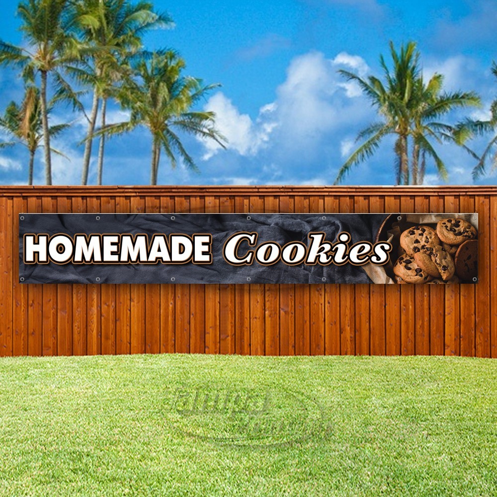 HOMEMADE COOKIES Advertising Dessert Food Vinyl Banner Flag Sign USA XL01768